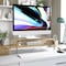 Martha Stewart Ryder Gold Mesh Metal Desktop Monitor Stand Riser with Organizer Drawer and Side Storage HH-OHD04-GLD-MS - alternate 1